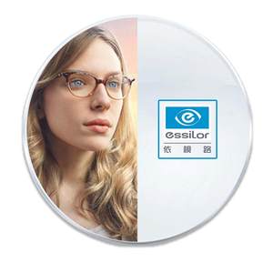 Customized lens height high -scattered prismbing diamond crystal A3 A4 anti -blue light 1.60 myopia glasses