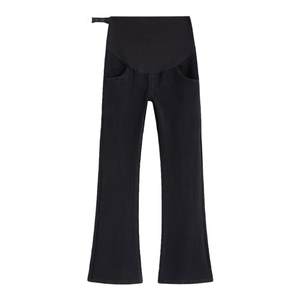 
Pregnant women's flared jeans for outer wear in autumn and winter, velvet and thickened 2025 new style leggings that do not tighten the belly and are worn during pregnancy