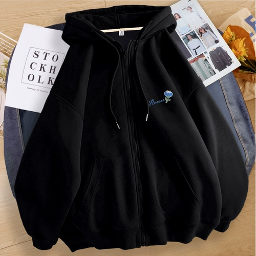 Весенняя толстовка с капюшоном, осенний кардиган с молнией, абрикосовая куртка, подходит для подростков