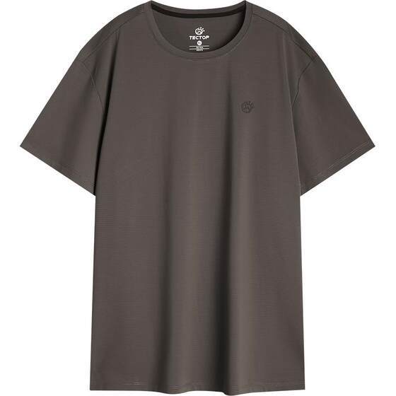 
tectop/Tantou outdoor short-sleeved solid color quick-drying T-shirt for men and women summer quick-drying breathable basic sports hiking