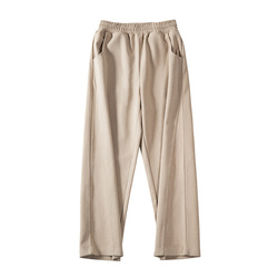 Madden Women's American Retro Wide-leg Sports Gray Petite Sweatpants Casual Slim Straight Casual Pants Autumn New