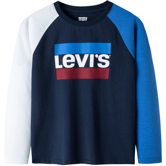 
Levis boys long-sleeved T-shirt autumn new children's pure cotton sportswear sweatshirt children's clothing tops girls
