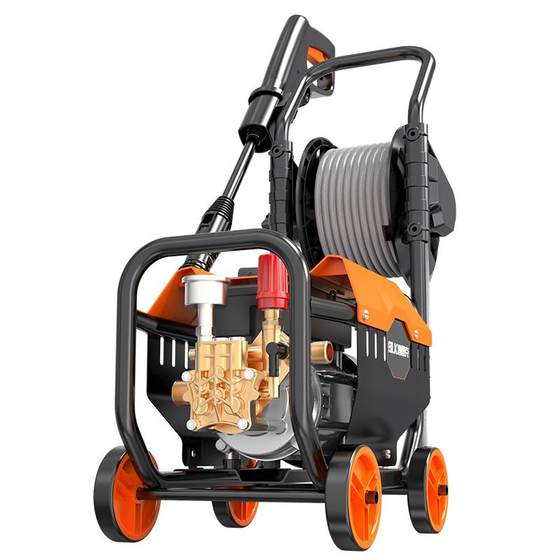 Car washing machine high-pressure water gun household 220V water pump high-power car brushing artifact super powerful floor cleaning booster