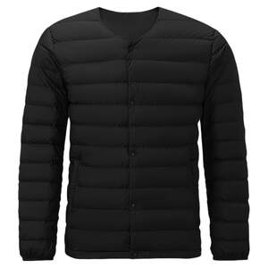
HLA/Hailan Home Collarless Thin Down Jacket 25 Autumn New Antistatic Warm Fluffy Duck Down Jacket Men