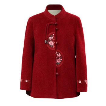 The elderly winter jacket female grandma Tang clothes, mothers, plus velvet jackets, elder wife, thick clothes new style