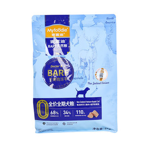 
McFoody barf Bafu series dog food full price freeze-dried raw bone meat food beef and chicken natural formula 2KG