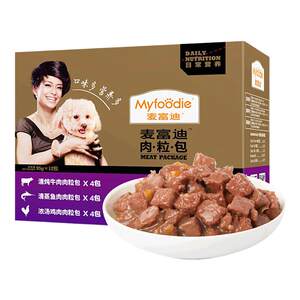 
Maifudi dog meat pellets canned dog snacks Meat grain wet grain bibimbap rice companion