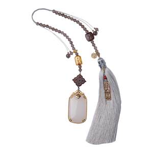 
Pufang's new Jinsi Jade Wushi brand car pendant original crystal beaded car pendant high-end gift for men and women