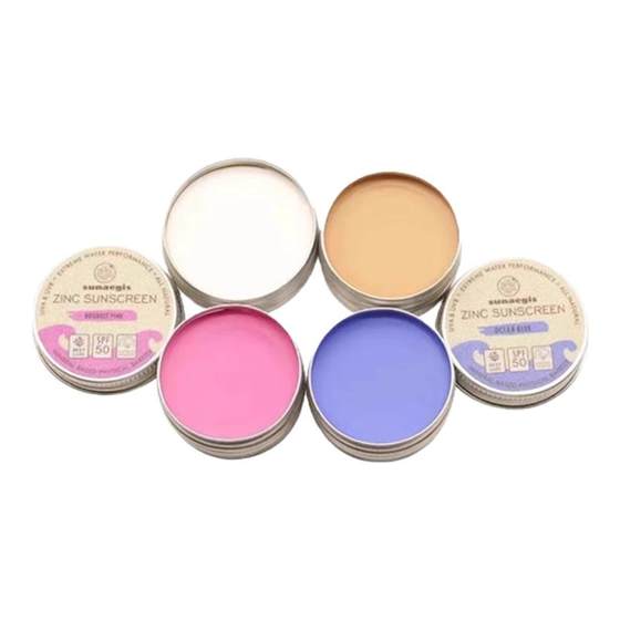 Diving surfing physics zincc children's sunscreen mud stick coral ocean friendly skin color eco-friendly snorkeling Bali