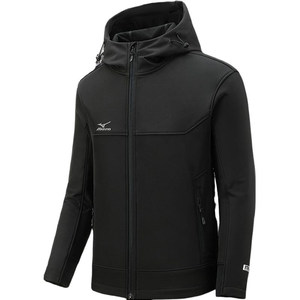 
Mizuno/Mizuno men's outdoor soft shell jacket plus velvet hooded mountaineering jacket autumn and winter waterproof and windproof jacket