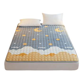 Class A antibacterial milk fleece mattress cushion quilt mattress pad