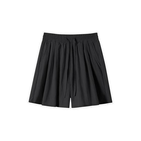 
Baleno black Yamamoto shorts for women summer 2026 new sports large size fat mm loose sports a-line wide-leg pants M