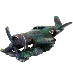 Simulated aircraft cannon resin decorative fish tank landscape