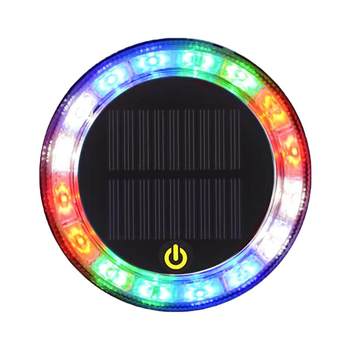 
[Buy one get ten free] New solar warning flashing light