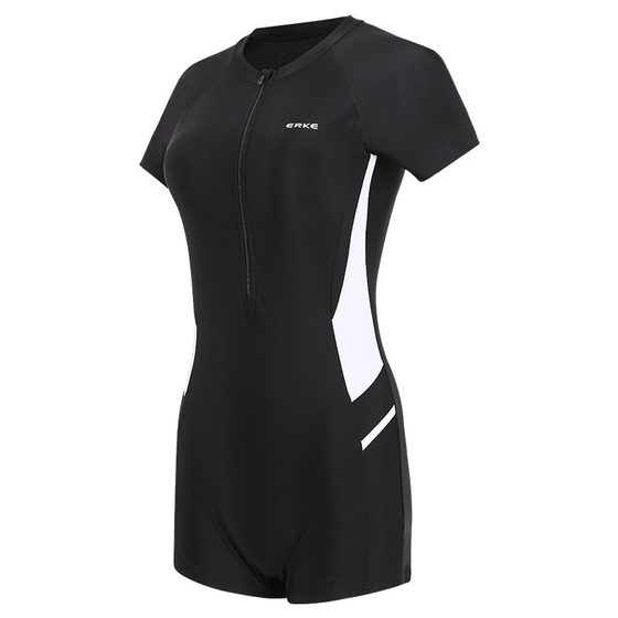 
Hongxing Erke swimsuit women's one-piece boxer training special swimming pool covering the flesh, slimming and high-end adult swimwear