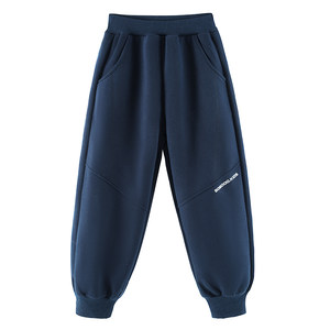 
Babudou boys' pants autumn new style thickened children's sports pants trousers trousers fashionable medium and large children's clothing antibacterial