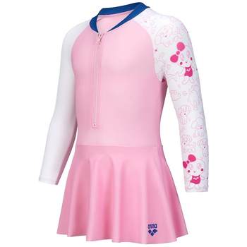 Arena girls one-piece dress sun protection anti-chlorine conservative
