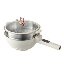 Motorized electric wok for cooking non-stick household use