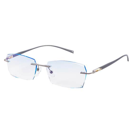 
Gutenberg myopia glasses men's rimless glasses can be equipped with prescription diamond-cut ultra-light glasses frames memory glasses legs