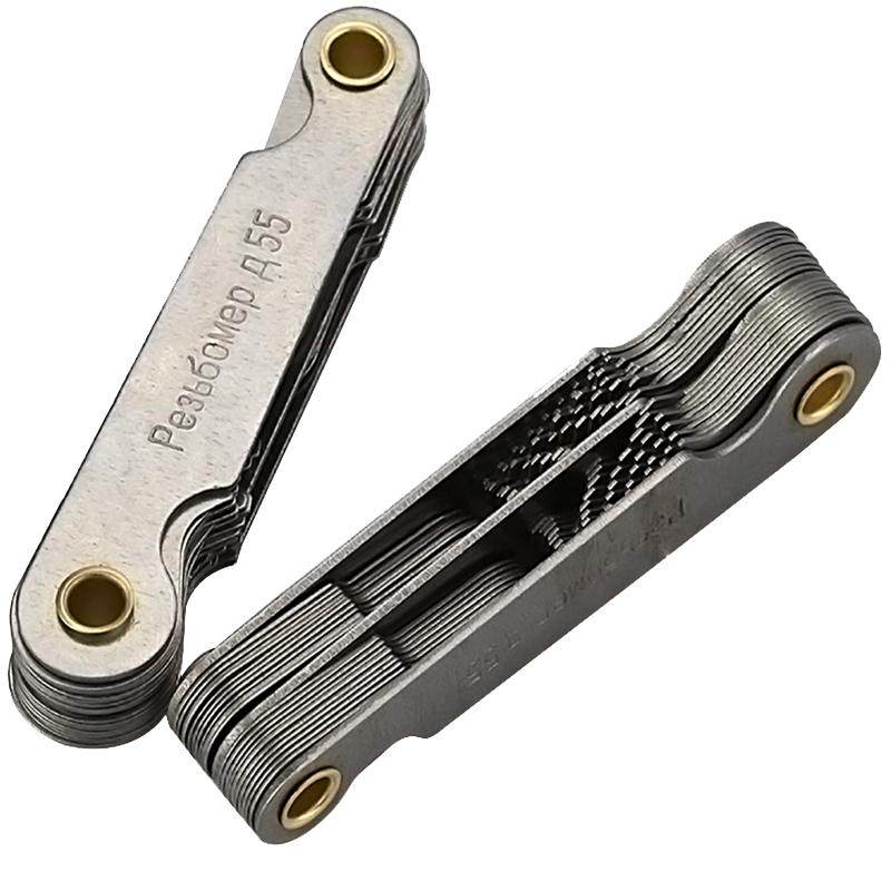 Roccps Thread Gauge - 55/60 Degree British & American Screw Pitch Plug ...
