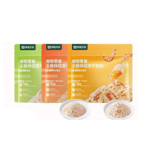 
NetEase Tiancheng staple food companion freeze-dried meat floss 40g cat and dog nutritional mixed food 0 added general chicken for dogs and cats