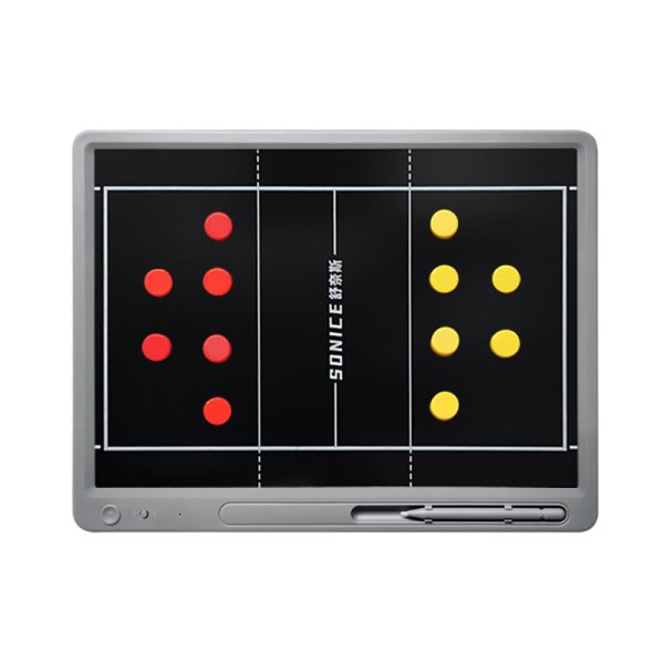 Tableau Tactique Volley-ball LCD Électronique - 31x24 Cm Avec Stylo - Pour Entraîneurs, Entraînement