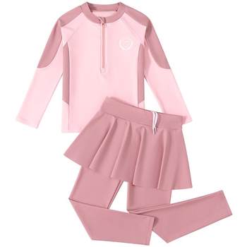 Noble bird children's swimsuit split three -piece girl
