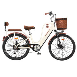 
Phoenix L9 urban commuter coffee electric power-assisted bicycle 24/26 inch electric bicycle commuter mobility bicycle