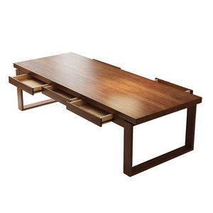 
Go to the living room solid wood desk Mobien dining table with drawer large table home office desk workbench long table
