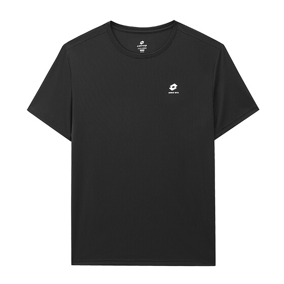 LOTTO men's ice silk short-sleeved T-shirt 2026 summer new round neck quick-drying thin casual sports top