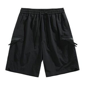 
Baleno SK multi-pocket five-quarter pants casual shorts loose men's summer 2026 new leg elastic waist YS