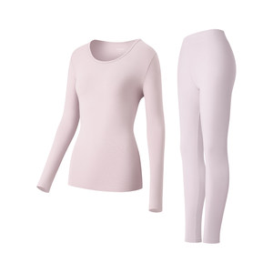 
Mianzhuwu Thermal Underwear Women's Autumn Clothes Autumn Pants Set Autumn and Winter Coldproof Bottoming Shirt Women's Cotton Sweater