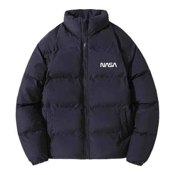 
NASA Flagship Store Cotton Clothes Men's Winter Thickened Jackets Trendy Brand Loose Bread Cotton Jackets Couples Cotton Clothes Men