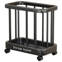 Yoga mat storage basket household large size with wheels removable