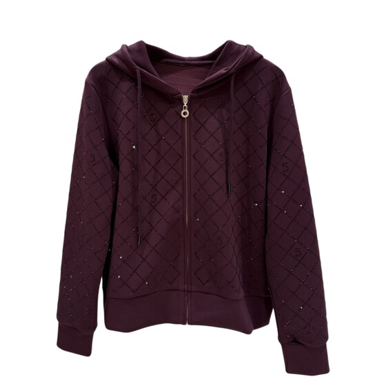 
2025 autumn new style dignified and atmospheric mother middle-aged temperament fashionable mother and mother-in-law casual sports sweatshirt set