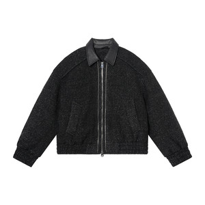 
JUPSTUDIO high-end wool stitching zipper down jacket men's winter warm 90 goose down cold-proof jacket