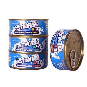 Mengbei pet cat, dog, canned dynamic milk tank goat milk pot cats and dogs snack wet food mixing dog food main food cans
