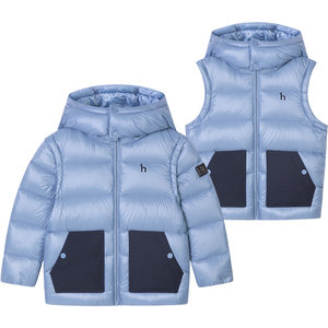 
Hazzys Haggis children's clothing boys' down jacket 25 winter new large children's antibacterial heat storage removable warm jacket