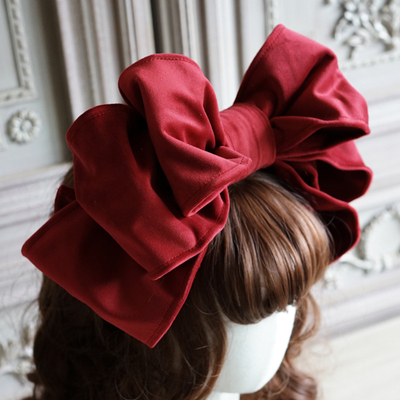 taobao agent Genuine multicoloured big hairgrip with bow, headband, hair accessory, Lolita style