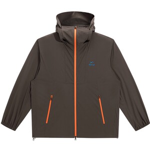 
[UPF40 Sun Protection Clothing] PEACEBIRD Men's Contrast Color Hooded Jacket Summer Loose Light Skin Clothing