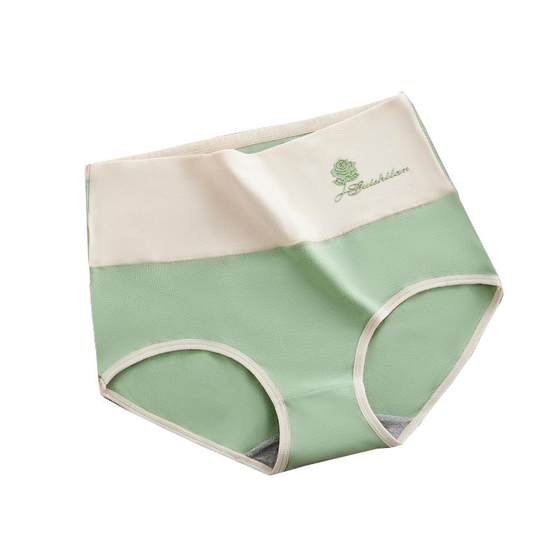 High -waisted cotton panties girls fight against the abdomen, the belly, the small belly, the hips, no trace all the cotton antibacterial shorts briefs