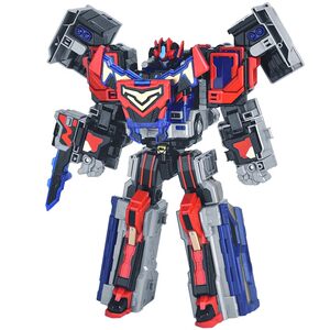 
Genuine dazzling card fighter Xuan Tie God of War w transforming robot toy boy Xuan Tie King Kong chooses Blood Saint Spin 4 warrior