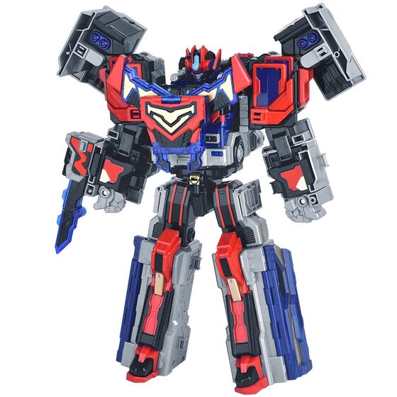 
Genuine dazzling card fighter Xuan Tie God of War w transforming robot toy boy Xuan Tie King Kong chooses Blood Saint Spin 4 warrior