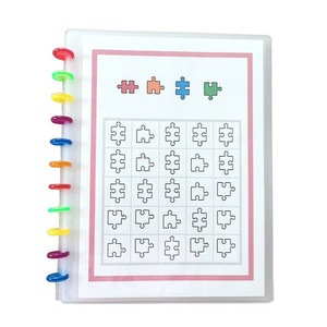 
Kindergarten children's concentration training question card number coloring logical thinking training attention number sense training card