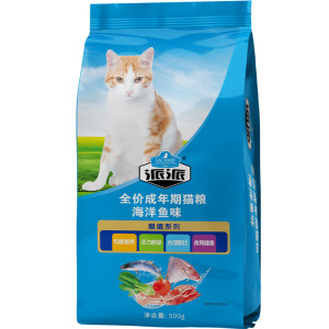 
Paipai adult cat full price cat staple food 500g independent packaging for adults affordable natural cat food 10kg20*0.5kg