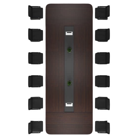 
Conference table, long table, simple modern long table, conference room, table, chair combination office furniture, large employee training table