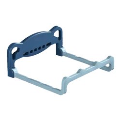 Foldable washbasin stand without punching holes