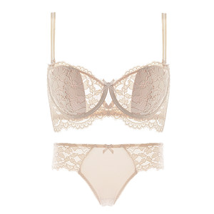 Shoulder -free underwear female lace pure desire sexy tube top anti -skids, big breasts, small breasts, anti -lower sag, parallel milk
