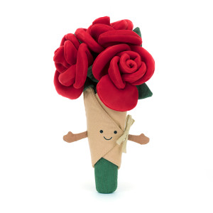 
British Jellycat fun rose bouquet holding flowers plush doll toy doll wedding birthday gift