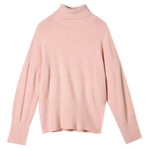 
2025 Winter Outlets Authentic High-End MS Series Sweet Age-Reducing Pullover Top Solid Color Long-Sleeved Sweater for Women